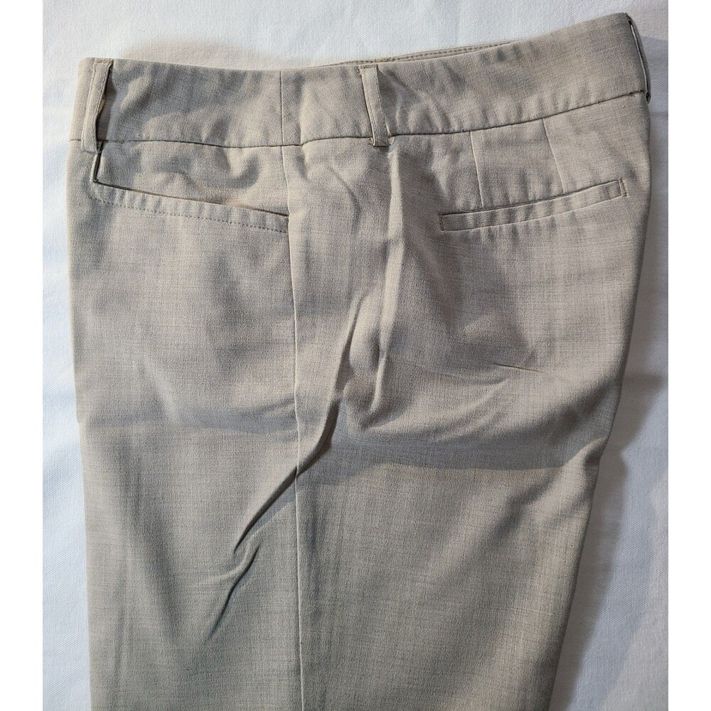 APT 9 Modern Fit Dress Pants 6P Petite Beige Stretch Career Slacks